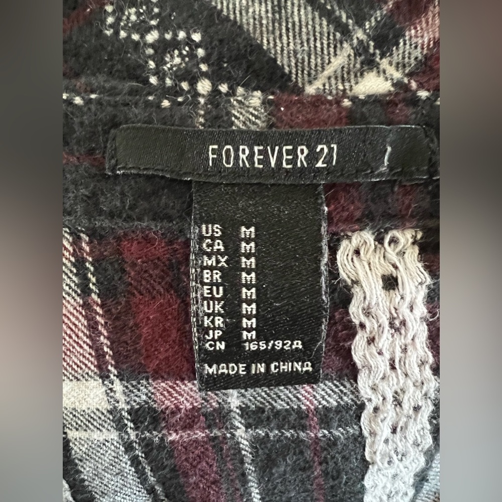 Forever 21 plaid shirt - Picture 4 of 4